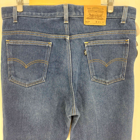 リーバイス Levis 90S USA製 ボタン裏 554 刻印 紙パッチ 517 ブーツ デニムパンツ 99年製 メンズ  W40 L32